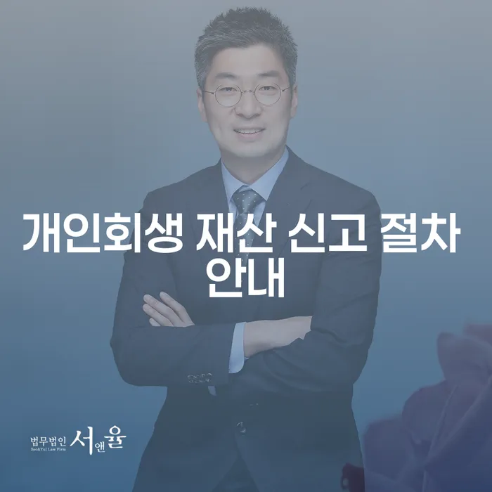 개인회생 재산 신고 절차, 어떻게 하면 좋을까요?