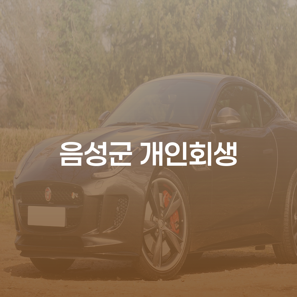 음성군 개인회생 절차와 성공 사례