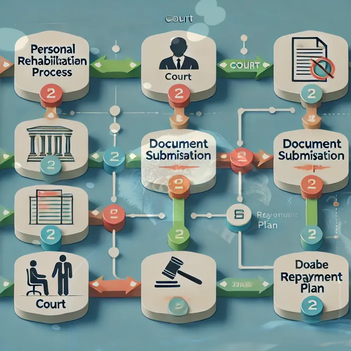 개인파산과 비교